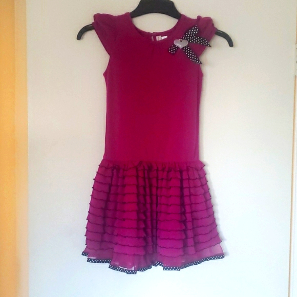 Purple ruffle dress Sweet Heart Rose